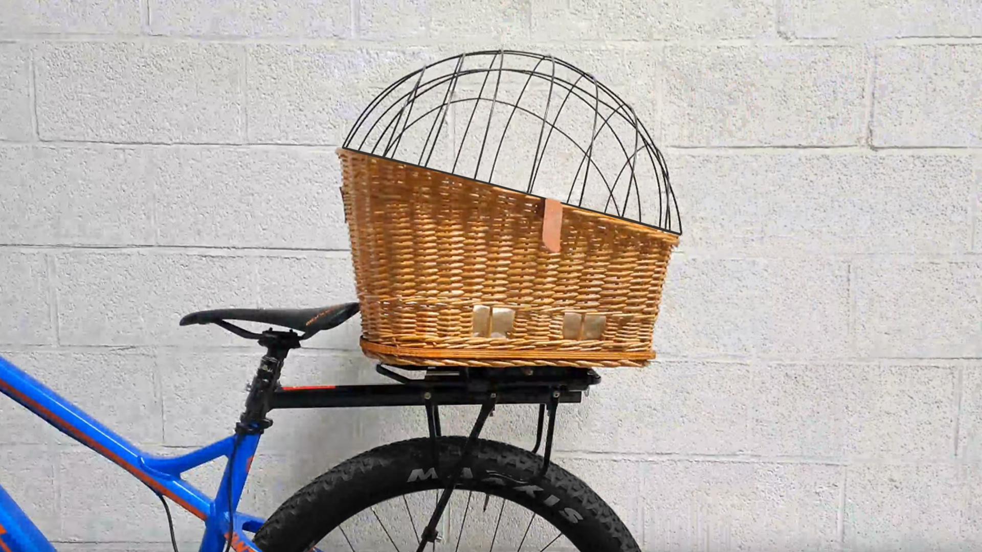Holzfahrrad-Wohnwagen-Wohnmobil-Transporttasche für Tiere oder Einkäufe